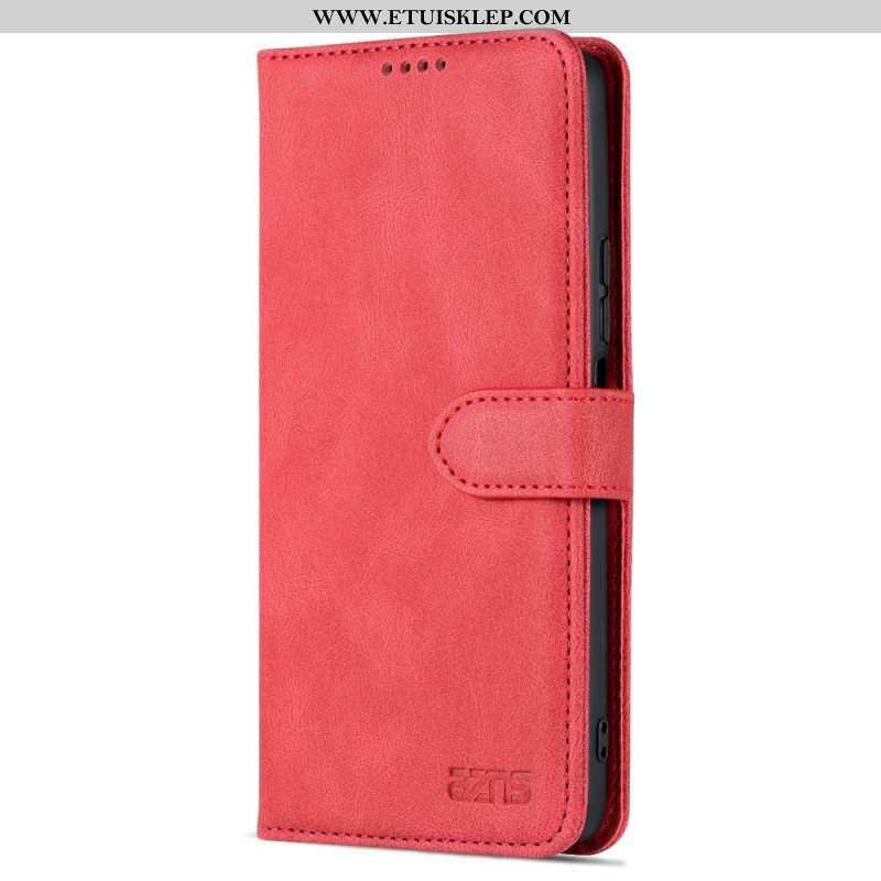 Etui Folio do Poco F4 Stylizacja Skóry Azns